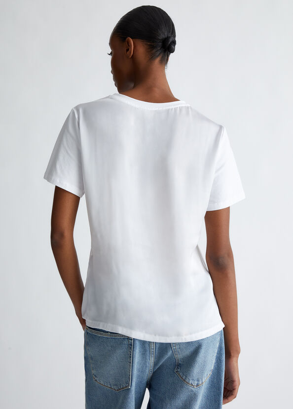Liu Jo T-shirt con arriccio Latest fashion