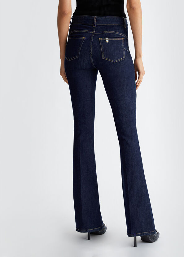 Liu Jo Jeans flare con cintura Promozione temporanea