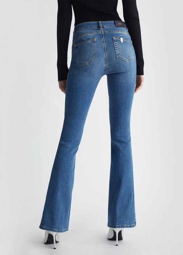 Liu Jo Jeans flare bottom up Offerta speciale della fabbrica