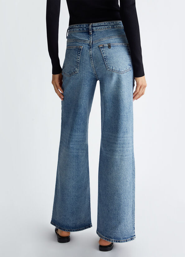 Liu Jo Jeans flare con borchie Sostegno trimestrale