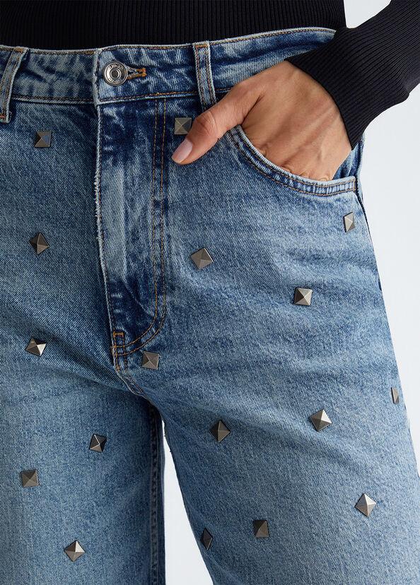 Liu Jo Jeans flare con borchie Sostegno trimestrale