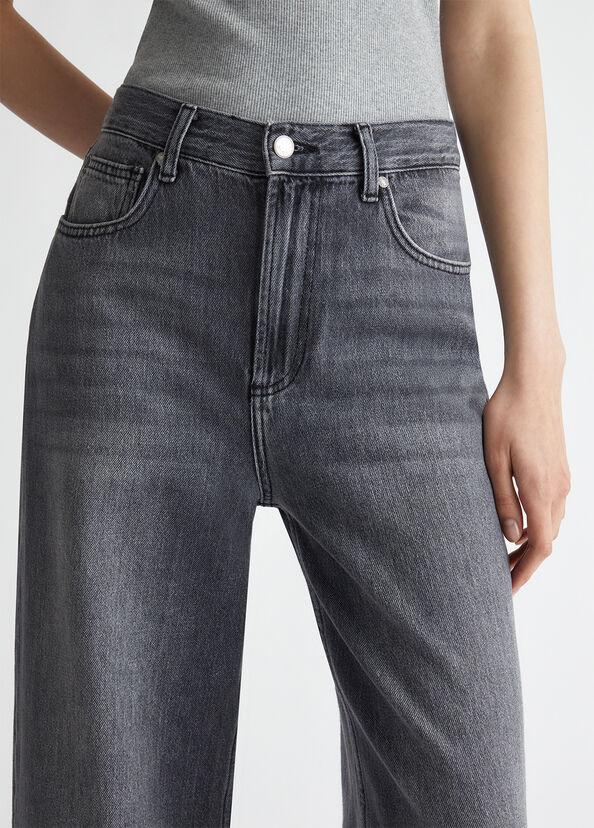Liu Jo Jeans flare in cotone Enormi sconti
