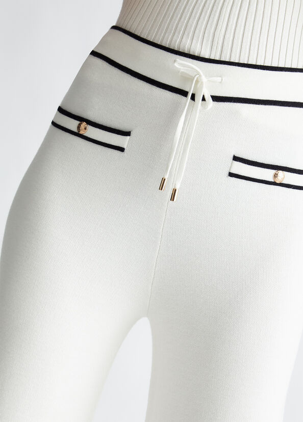 Liu Jo Pantaloni in maglia di misto seta Sconti questo mese