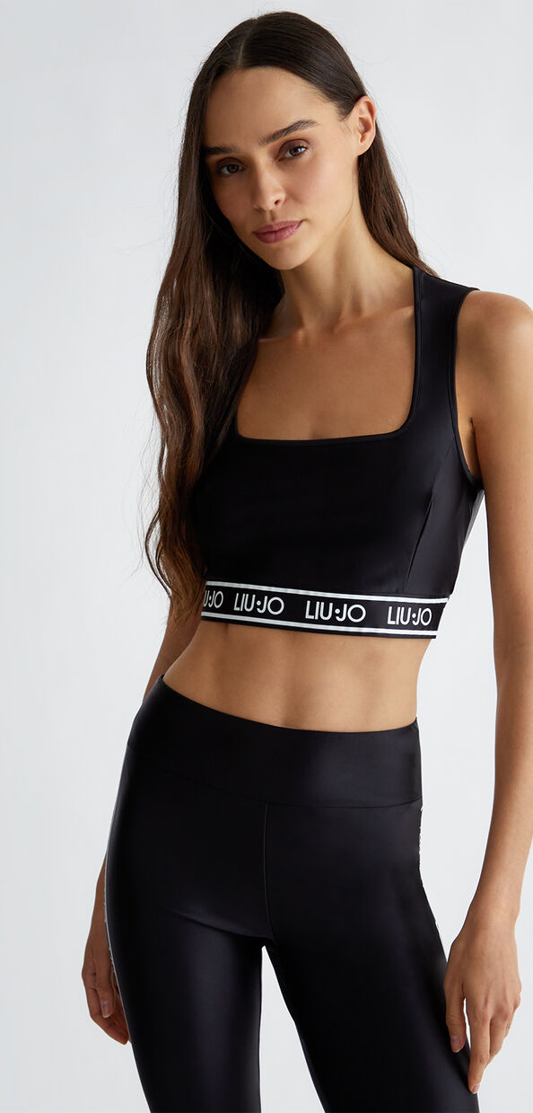 Liu Jo Top in jersey con logo 2025