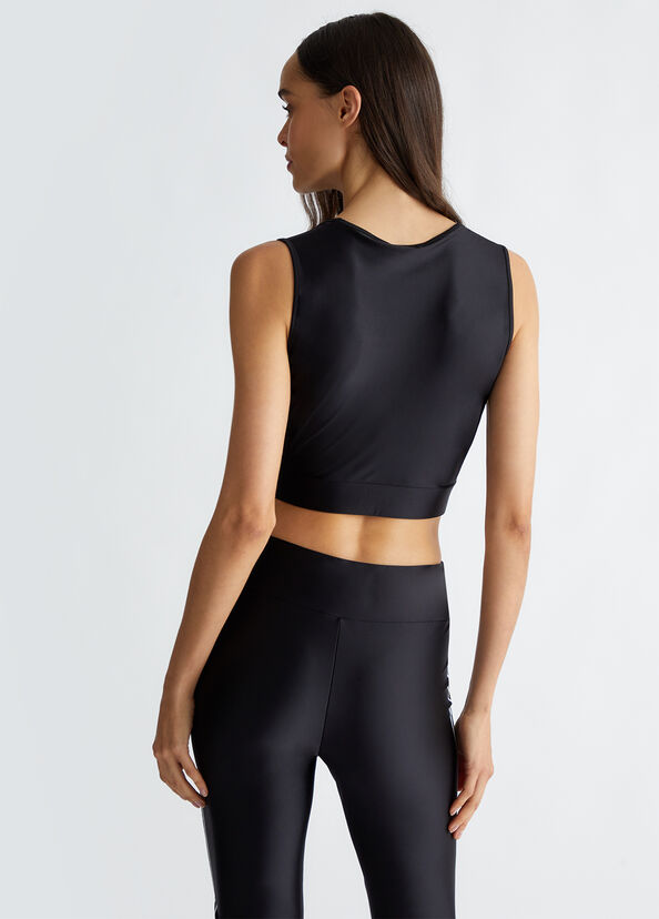 Liu Jo Top in jersey con logo 2025
