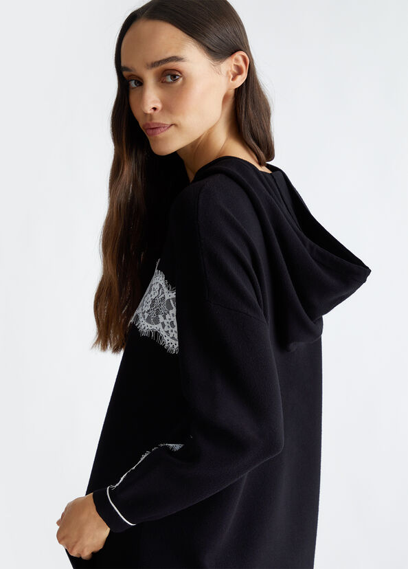 Liu Jo Maglia con cappuccio e logo Spedizione Gratuita