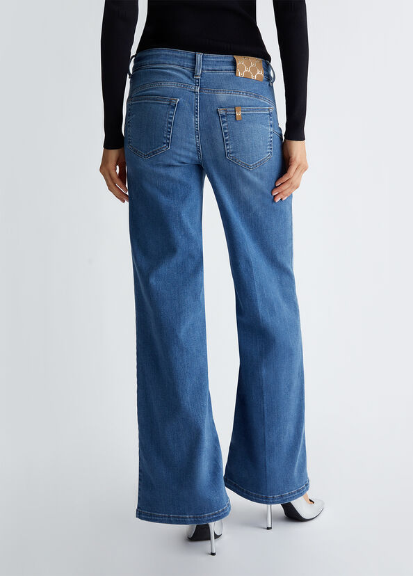Liu Jo Jeans flare a vita alta Sconto