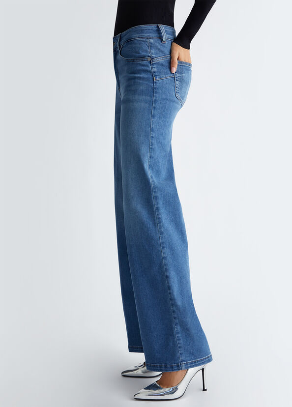 Liu Jo Jeans flare a vita alta Sconto