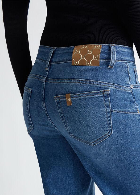 Liu Jo Jeans flare a vita alta Sconto