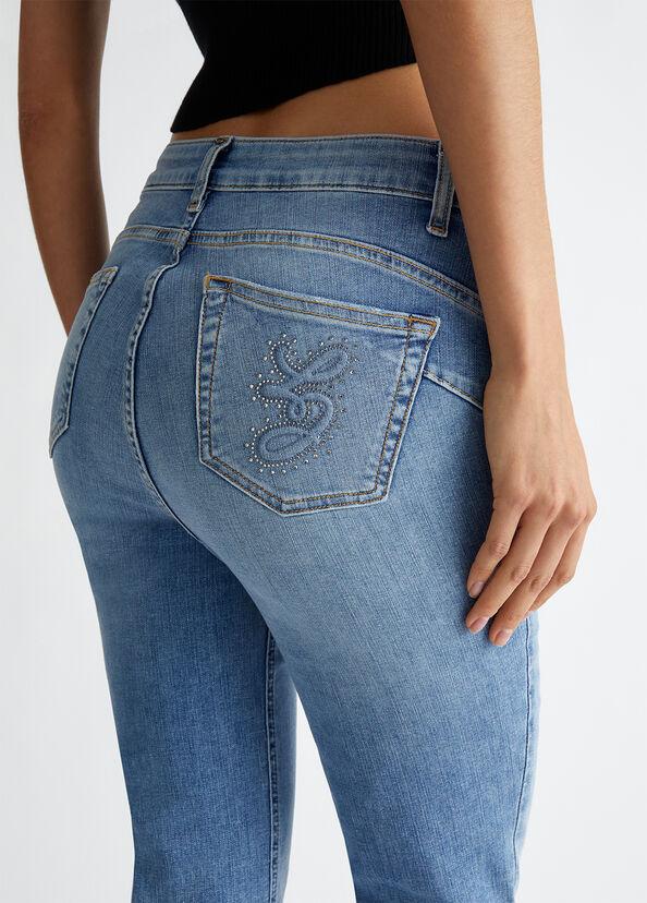 Liu Jo Jeans flare a vita alta Offerta