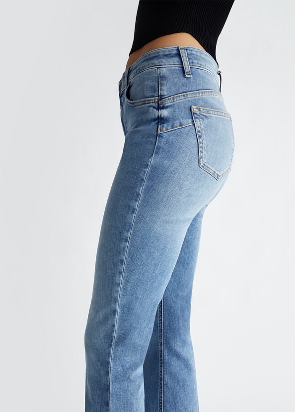 Liu Jo Jeans flare a vita alta Offerta