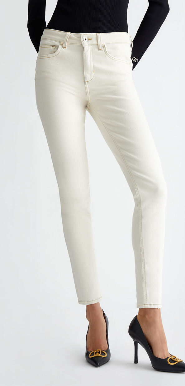 Liu Jo Pantaloni skinny bottom up Comprare a buon mercato