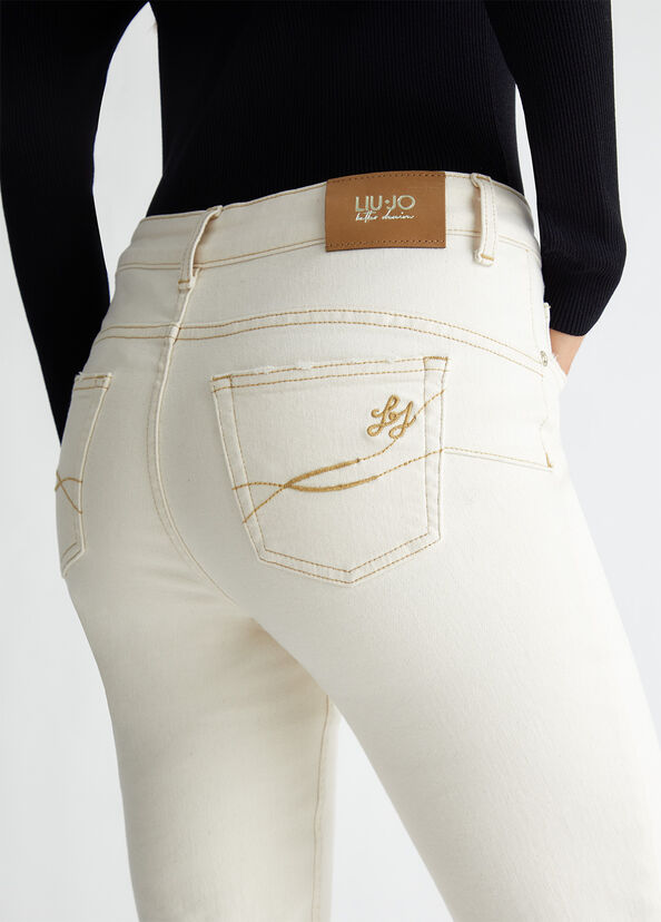 Liu Jo Pantaloni skinny bottom up Comprare a buon mercato