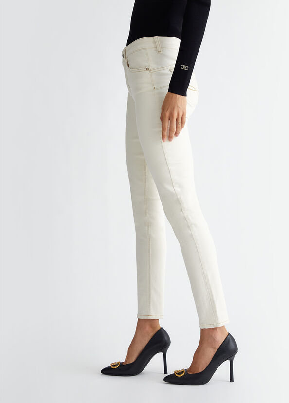 Liu Jo Pantaloni skinny bottom up Comprare a buon mercato