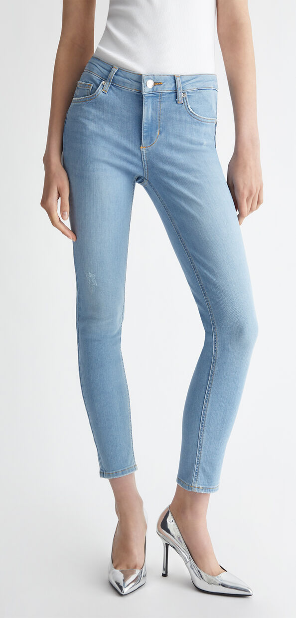 Liu Jo Jeans skinny bottom up Grande vendita