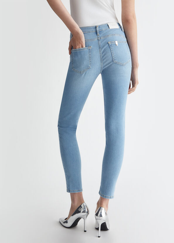 Liu Jo Jeans skinny bottom up Grande vendita