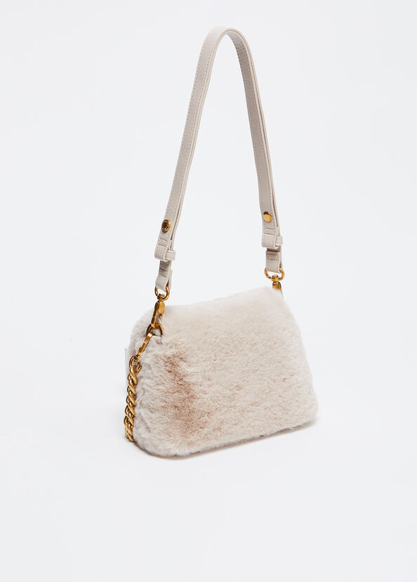 Liu Jo Borsa piccola LaPuffy in pelliccia sintetica Offerta Pasqua