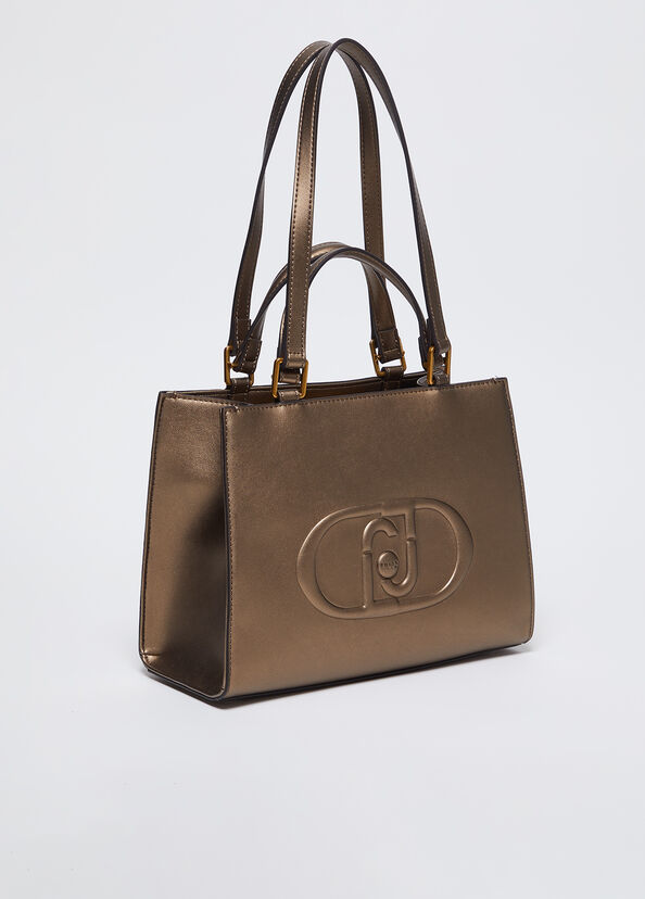 Liu Jo Shopping bag con logo Grandi sconti