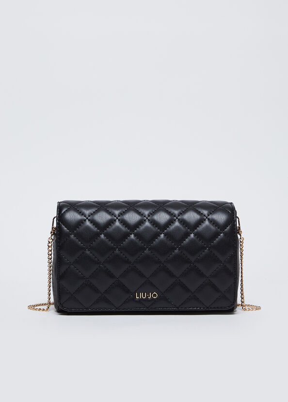 Liu Jo Borsa a tracolla matelassé con logo Super Saving Price