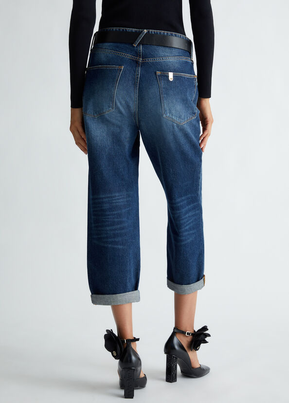 Liu Jo Jeans boyfriend cropped Trasporto libero internazionale