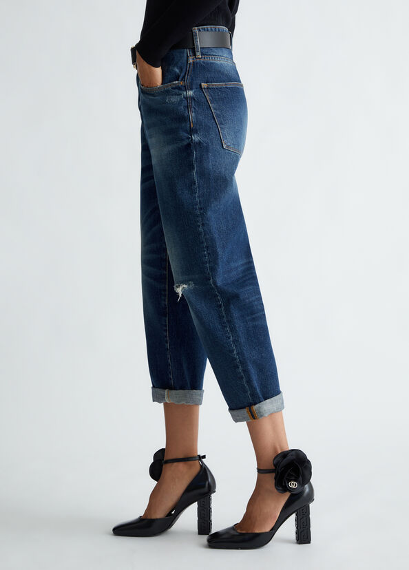 Liu Jo Jeans boyfriend cropped Trasporto libero internazionale