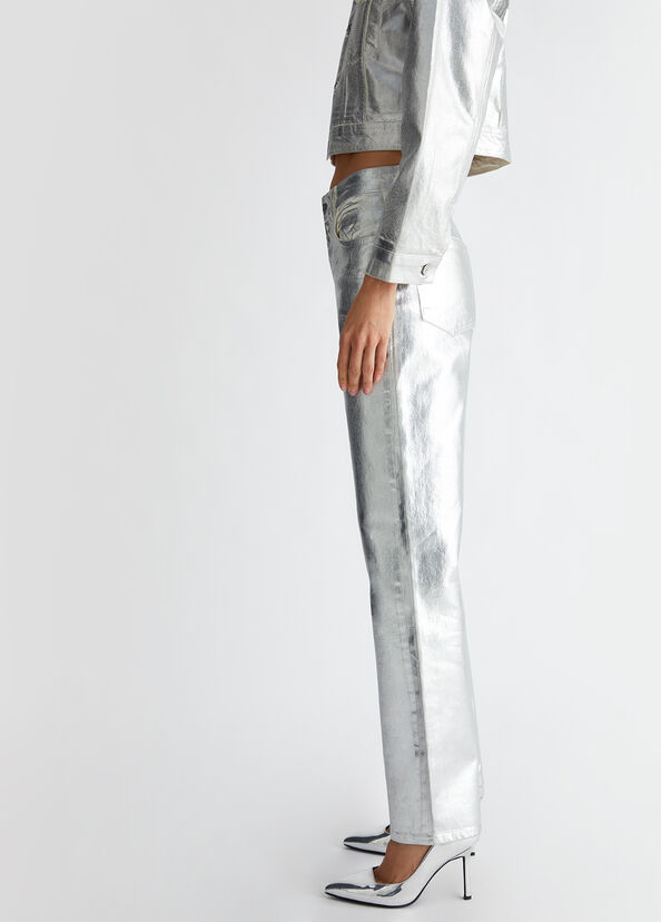 Liu Jo Jeans straight laminati Black Friday Prezzi