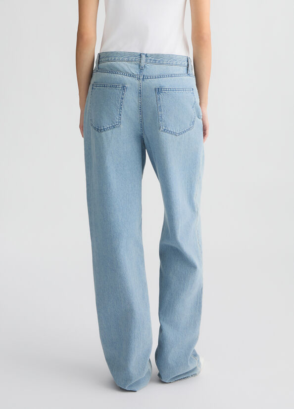 Liu Jo Jeans straight azzurri con charm gioiello 2025