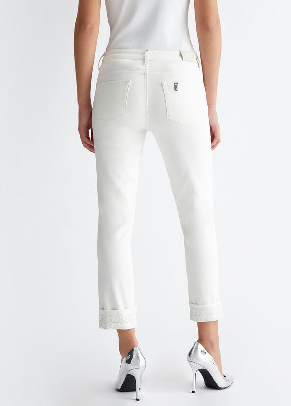 Liu Jo Jeans cropped bottom up In Linea