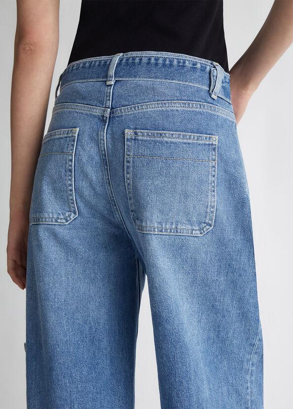 Liu Jo Jeans cargo flare con cintura Nuovo