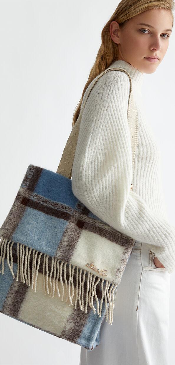 Liu Jo Shopping bag in misto lana Spedizione Gratuita
