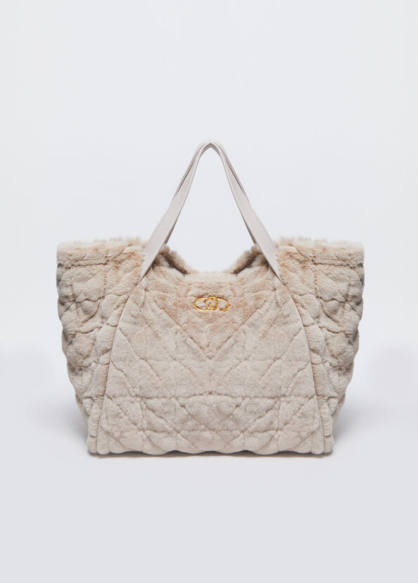 Liu Jo Shopping bag in pelliccia sintetica con pochette Qualità Garantita