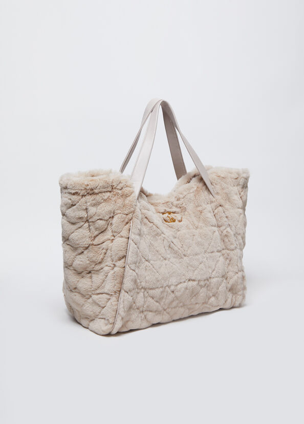 Liu Jo Shopping bag in pelliccia sintetica con pochette Qualità Garantita