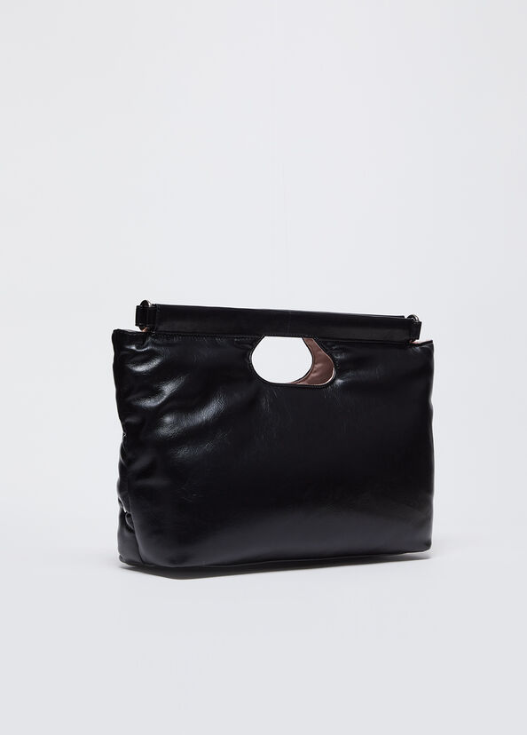 Liu Jo Borsa a mano glossy con borchie Consegna Veloce