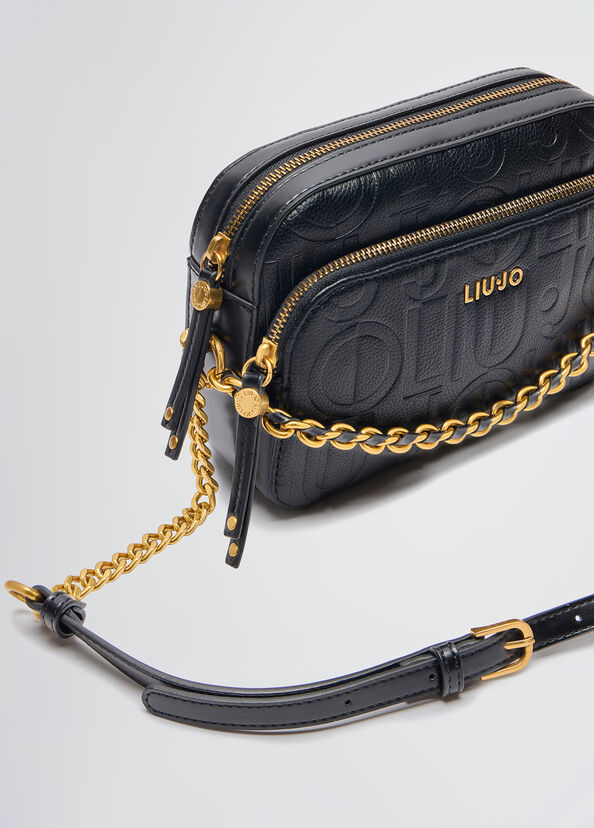 Liu Jo Borsa a tracolla con logo Saldi Di Fabbrica