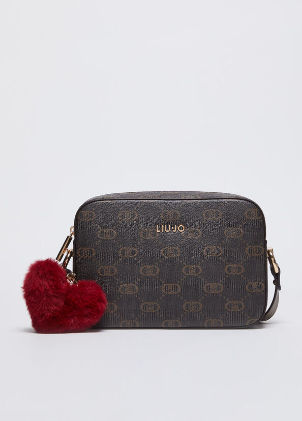 Liu Jo Borsa a tracolla con logo e charm Negozio