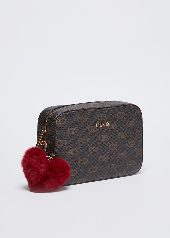 Liu Jo Borsa a tracolla con logo e charm Negozio