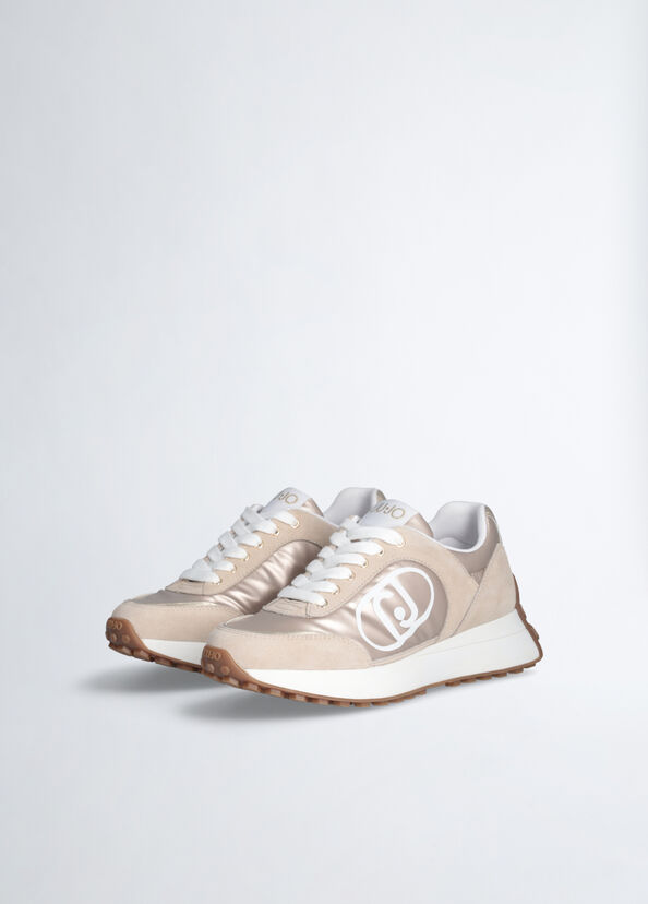 Liu Jo Sneakers in suede e nylon Spedizione gratuita