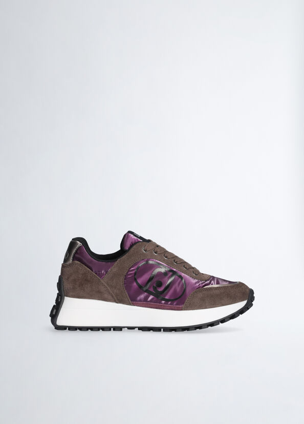 Liu Jo Sneakers in suede e nylon Sconto di tempo limitato