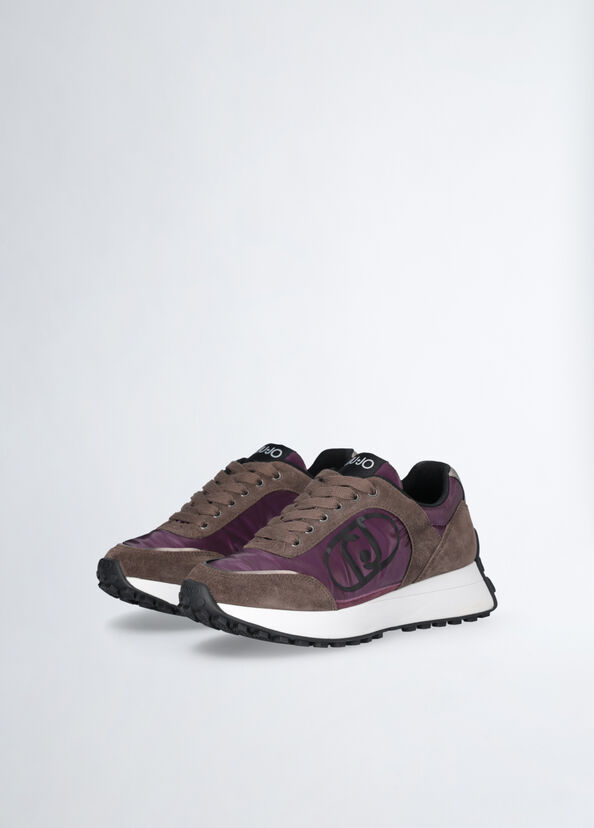 Liu Jo Sneakers in suede e nylon Sconto di tempo limitato