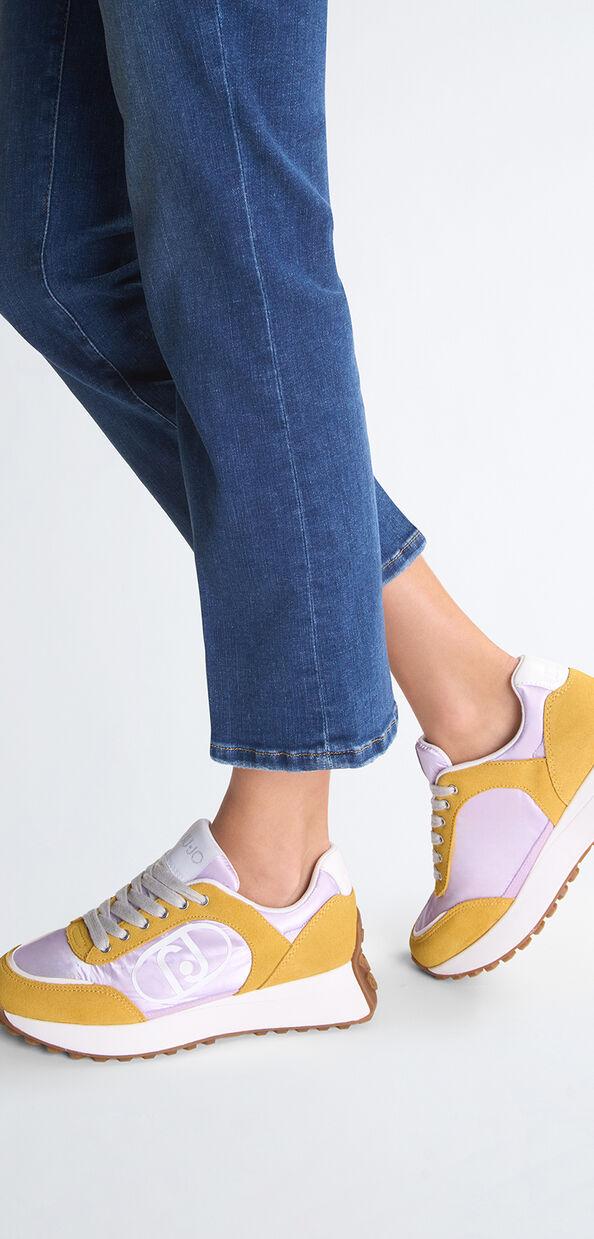Liu Jo Sneakers in suede e nylon Offerta speciale