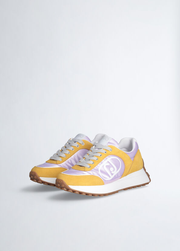 Liu Jo Sneakers in suede e nylon Offerta speciale