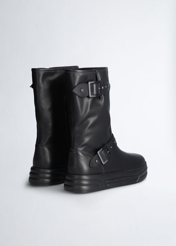 Liu Jo Biker boots in pelle Comprare a buon mercato