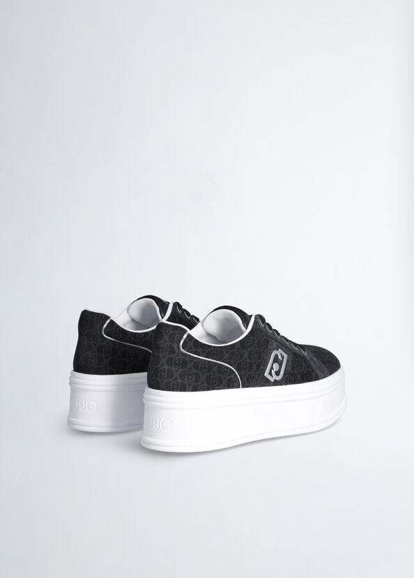 Liu Jo Sneakers platform monogram Flash Sale