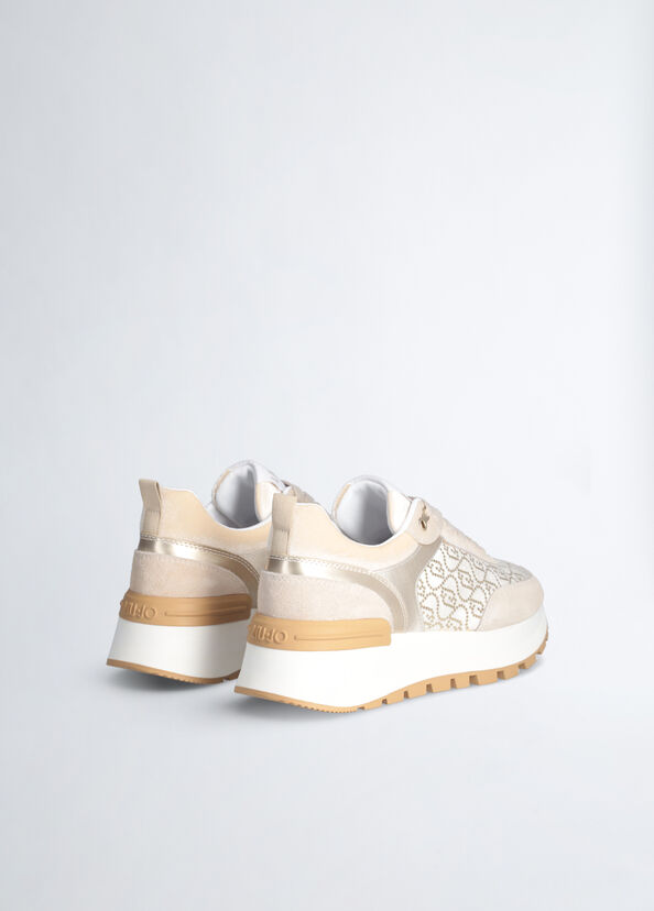 Liu Jo Sneakers platform con micro paillettes Offerta San Valentino