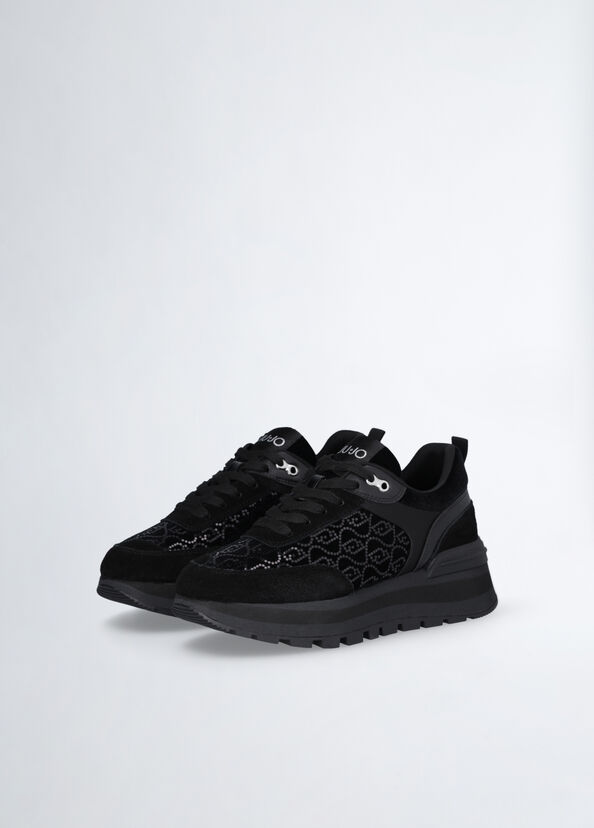 Liu Jo Sneakers platform con micro paillettes Smaltimento dello stoccaggio