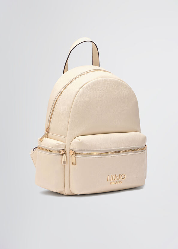 Liu Jo Zaino bianco con logo ACQUISTA ORA
