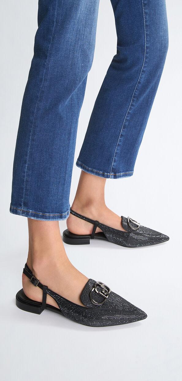 Liu Jo Ballerine slingback full strass Fino al 65% di sconto