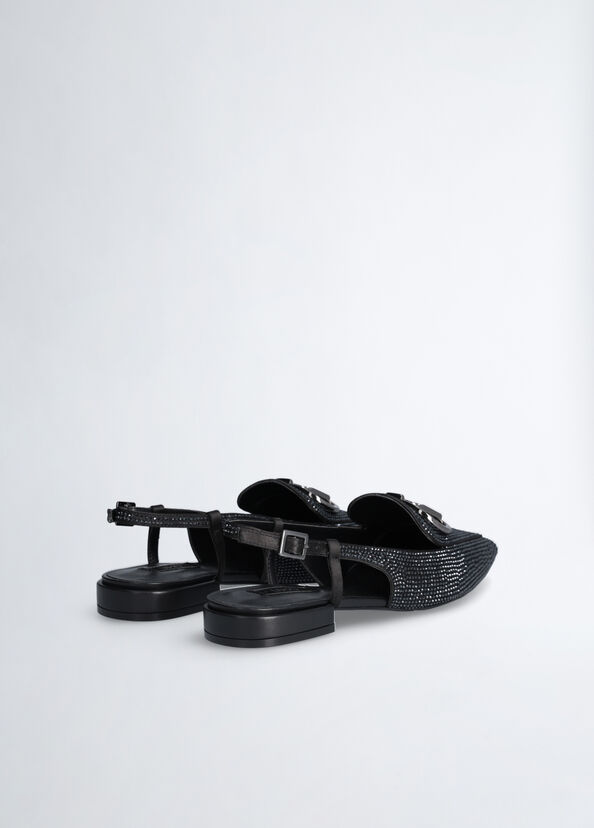 Liu Jo Ballerine slingback full strass Fino al 65% di sconto