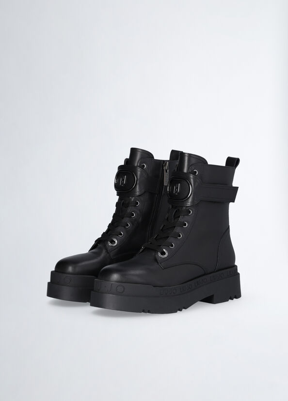 Liu Jo Anfibi platform in pelle Super sconto