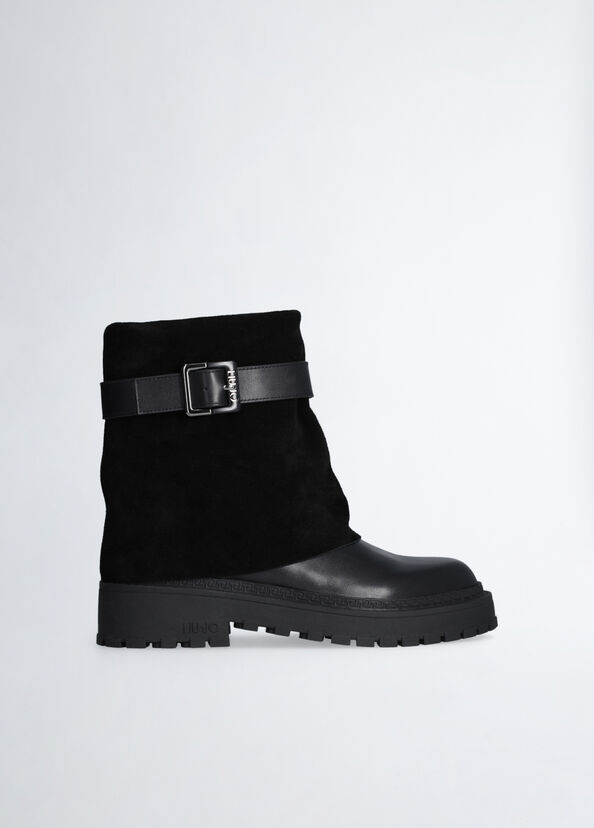 Liu Jo Biker boots con risvolti Black Friday Prezzi